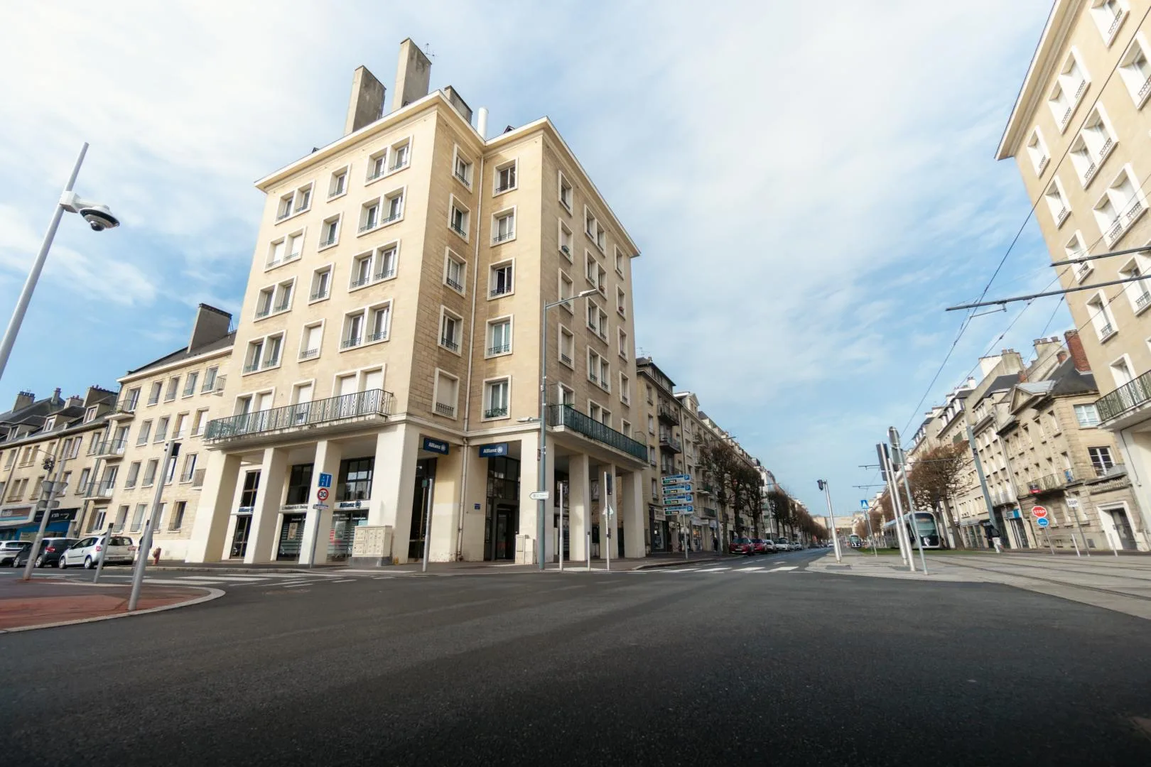 Scène professionnelle photographiée pour le projet Allianz