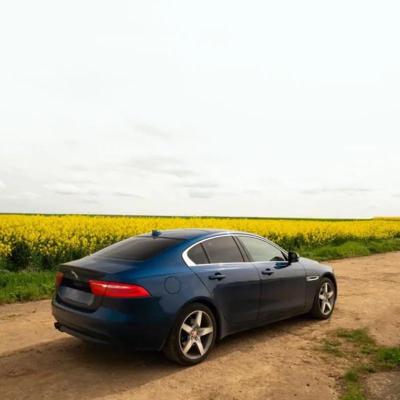 Véhicule photographié pour le projet Jaguar