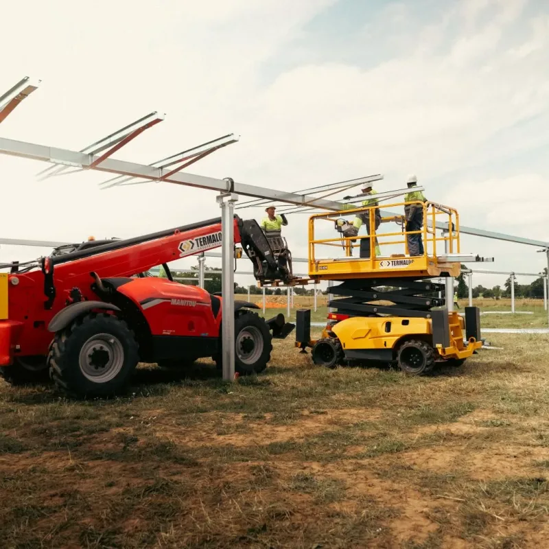 Scène professionnelle photographiée pour le projet Samsolar